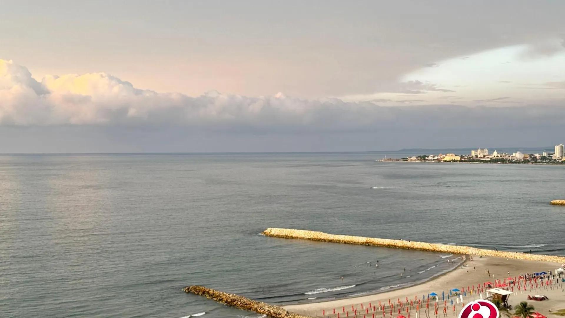 公寓 Apto 3 Alcobas Piso 17 Vista Al Mar Por Parceros Group Cartagena